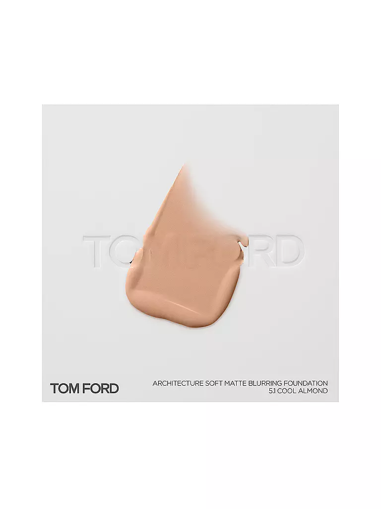 TOM FORD BEAUTY Architecture Soft Matte Foundation  (5.1 Cool Amond) braun