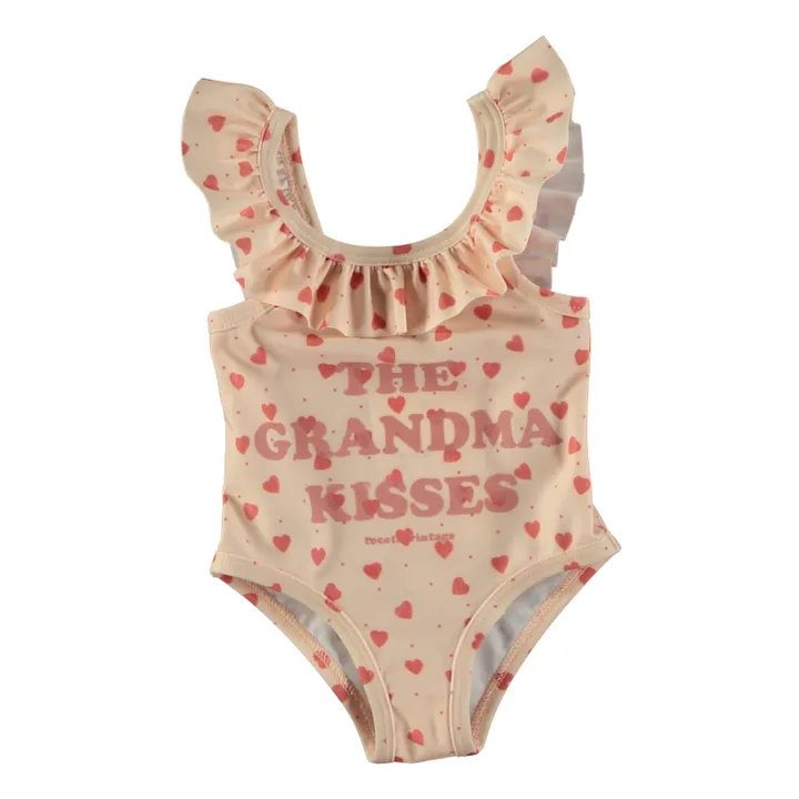 Tocoto Vintage Maillot de Bain Grandma Kisses | Rose pâle