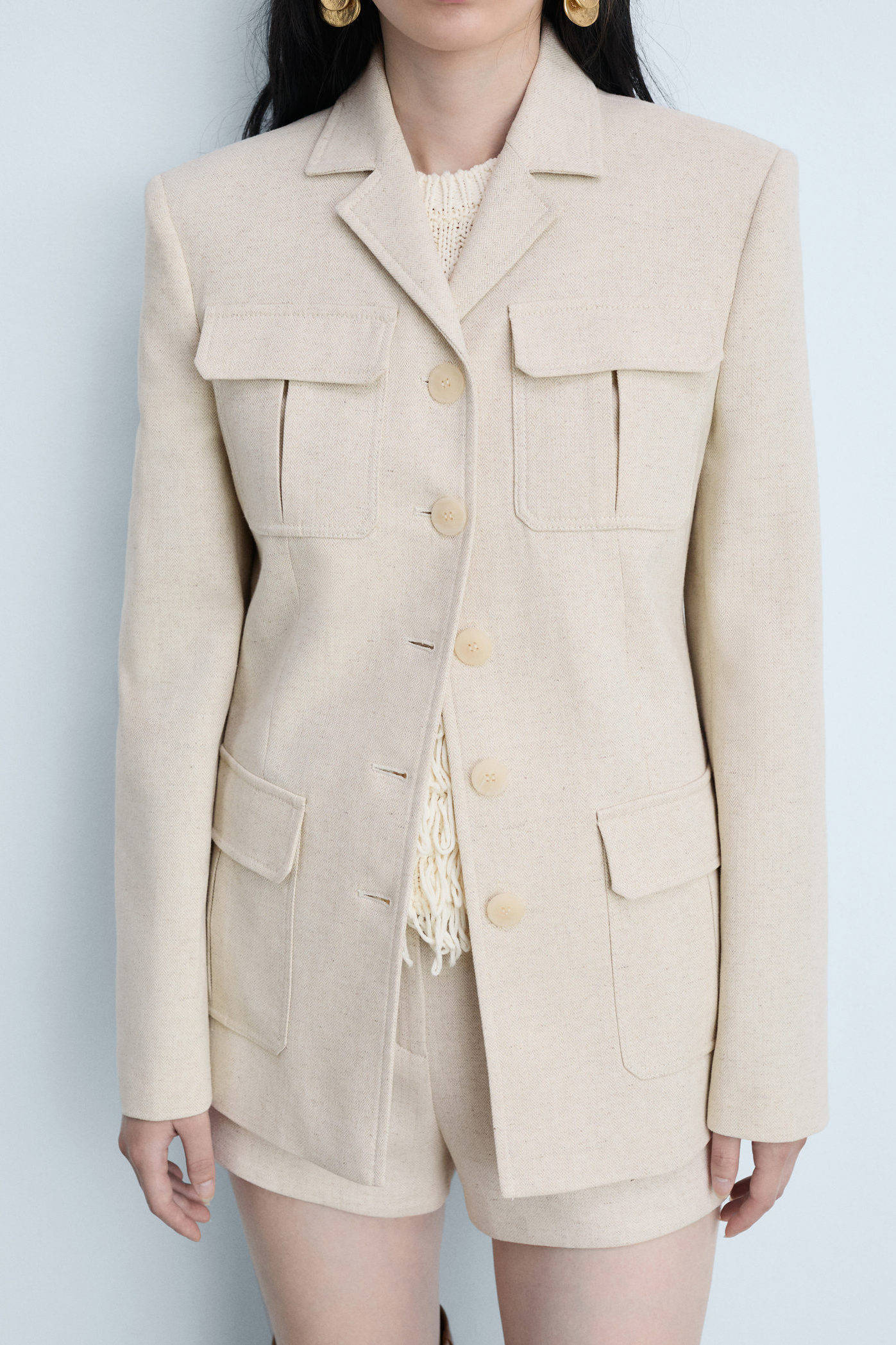Mango jasje beige