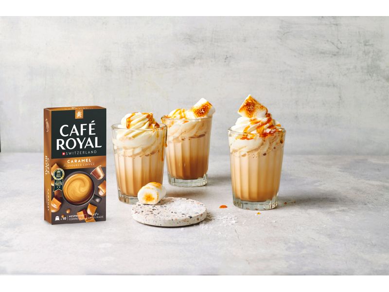 Café Royal Kaffeekapseln für Nespresso Caramel 100 Stück Kaffeekapseln für Nespresso Maschinen