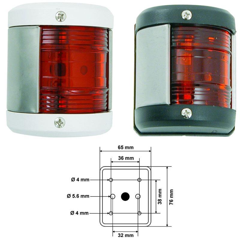Feu Babord Rouge Euromarine Grand Modele