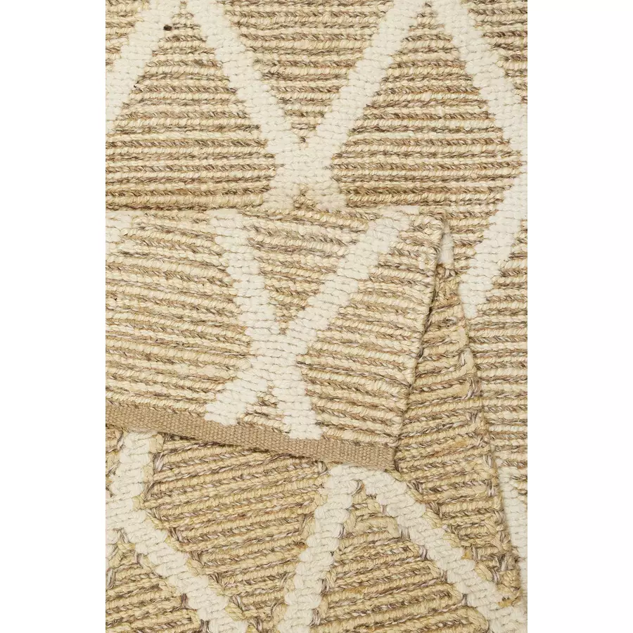 Green Looop Handweb-Teppich Novella natur beige