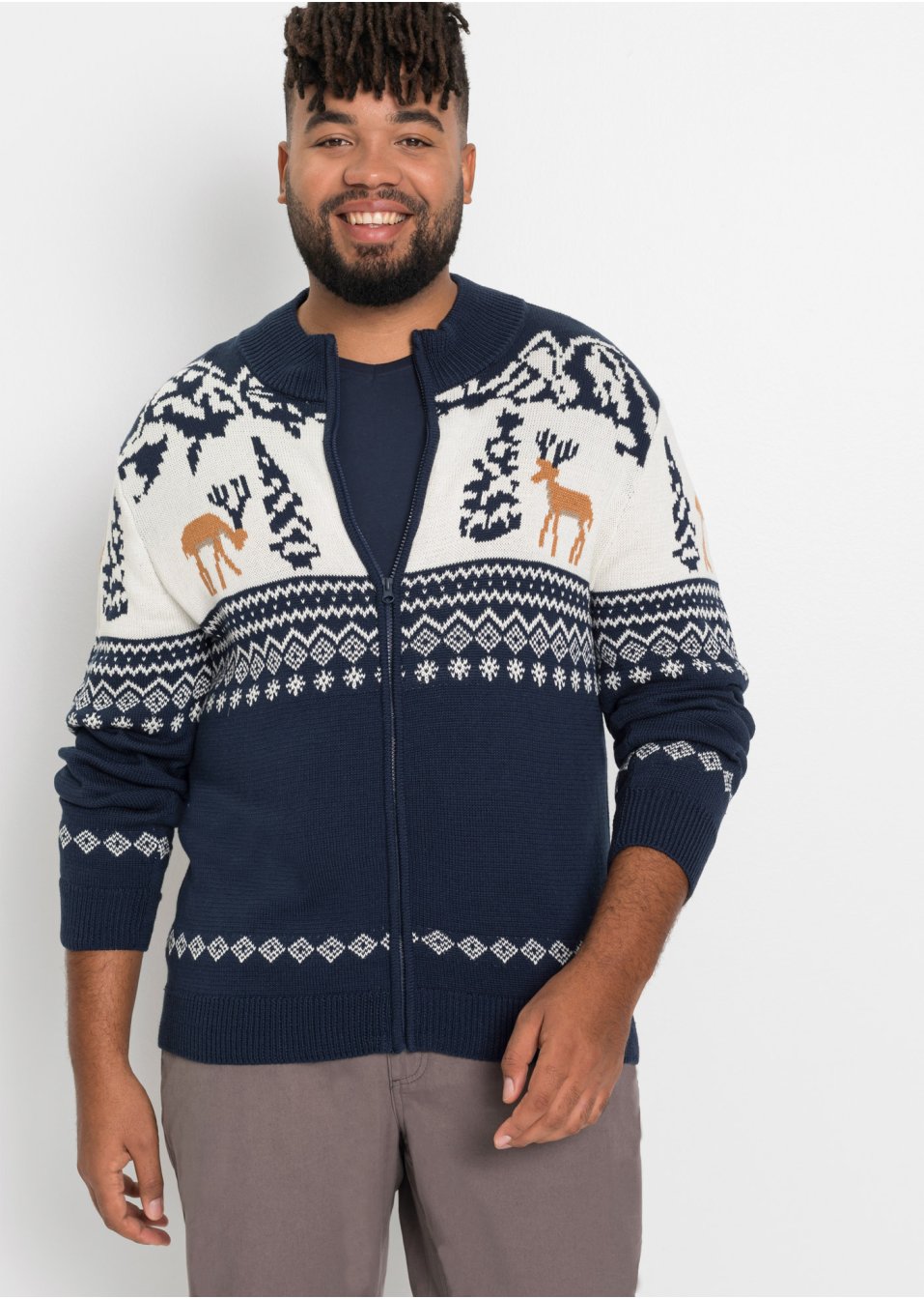 Gilet en maille norvégien