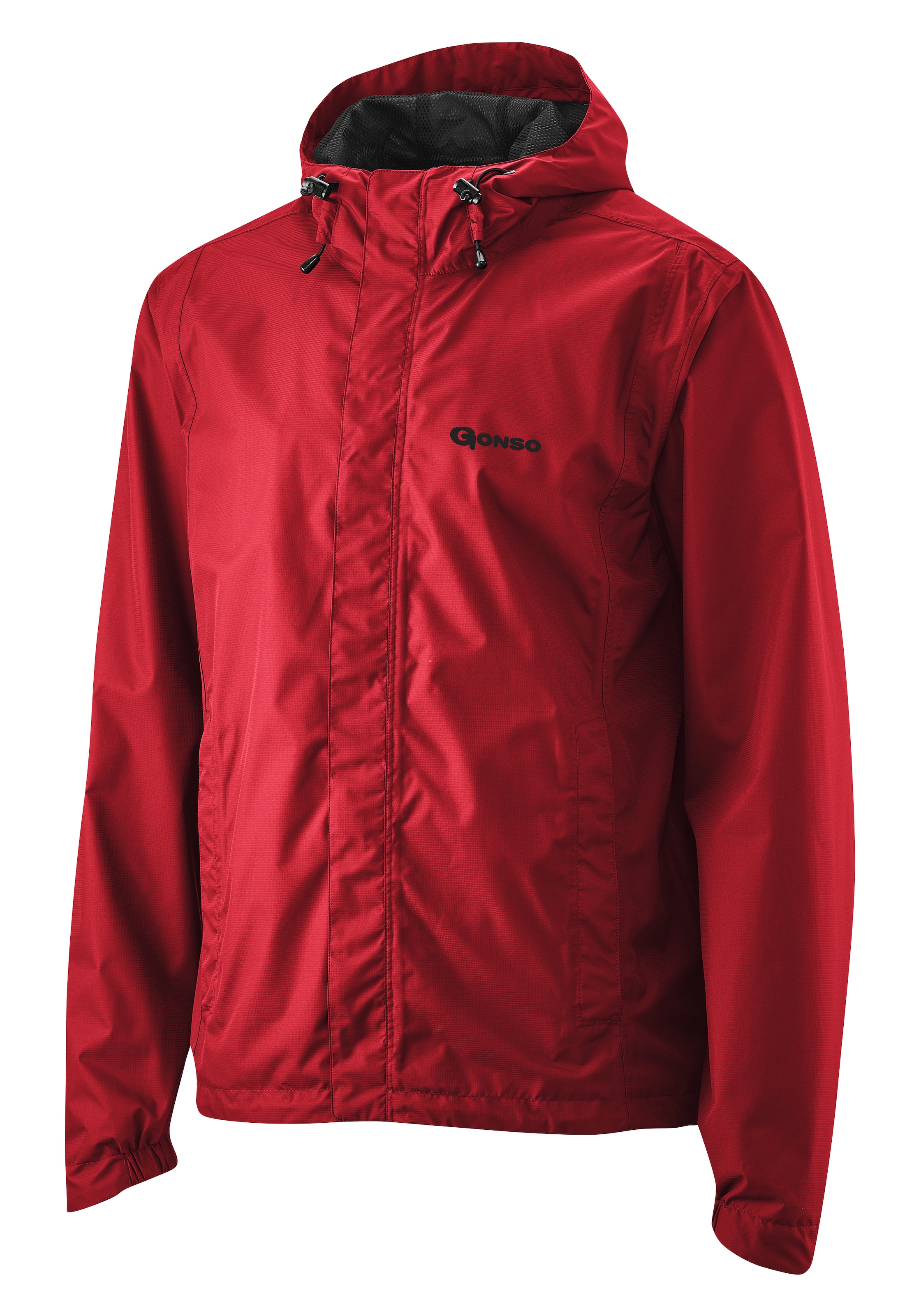 Gonso Fahrradjacke »Save Light« Herren Regenjacke wind- und wasserdicht, Radjacke mit Kapuze