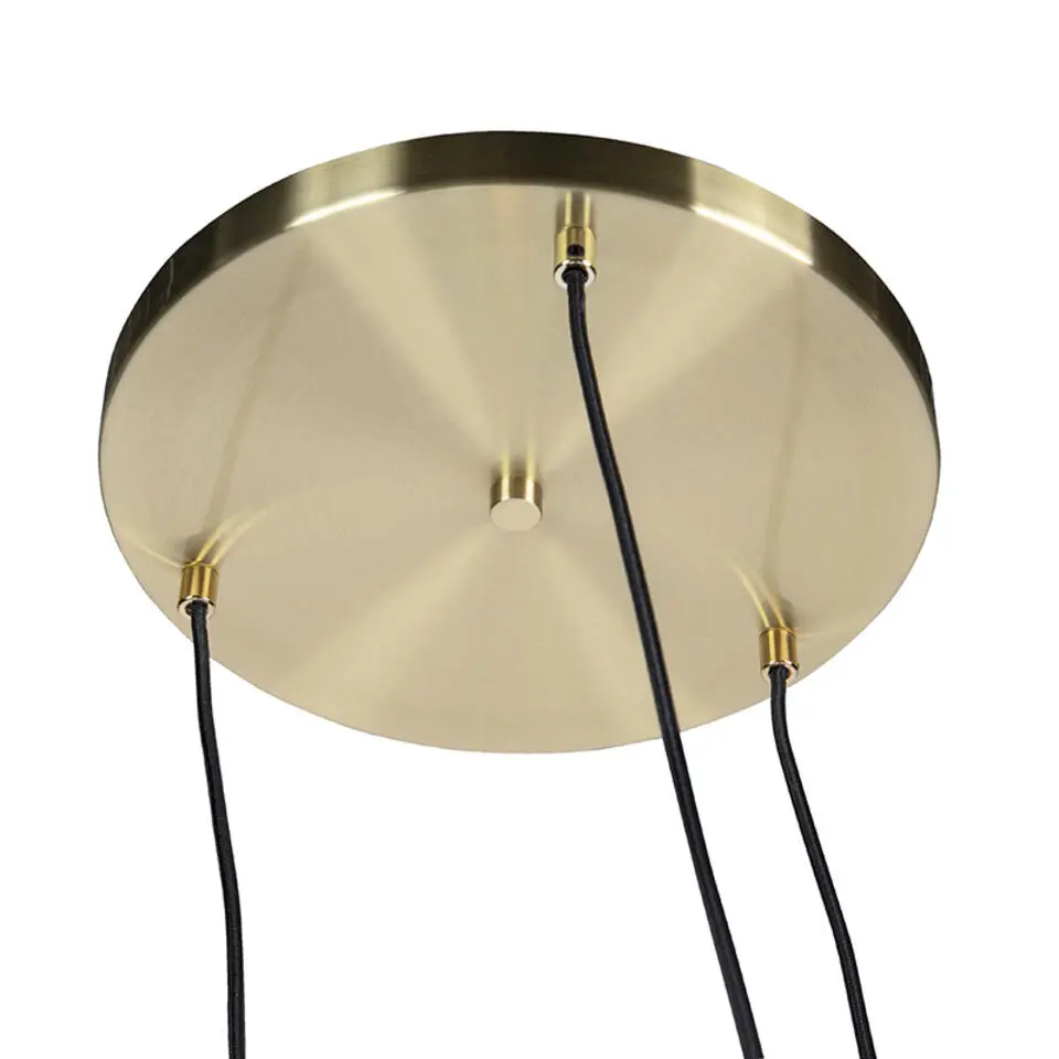 Qazqa hanglampen pallon goudkleurig e27