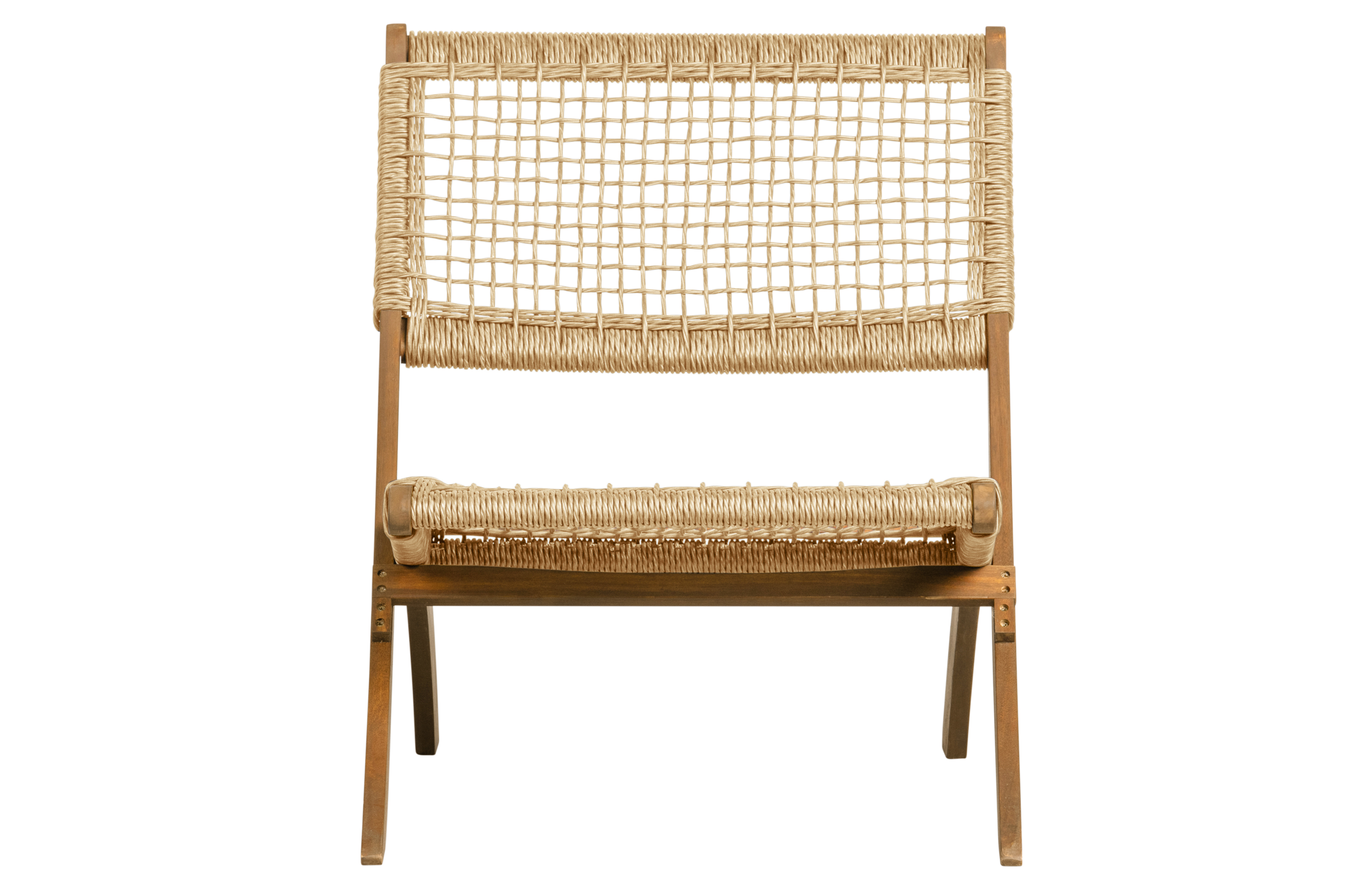 Lois klapstoel ruit hout naturel