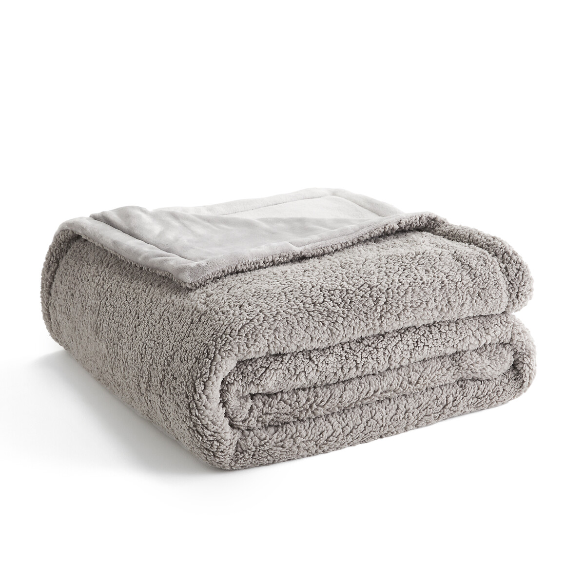 LA REDOUTE INTERIEURS<br>Colcha em lã e sherpa, Maxine