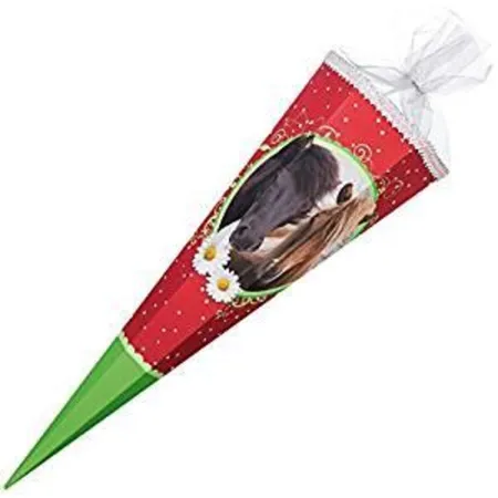 Nestler Schultüte Ponys, eckig, 50cm