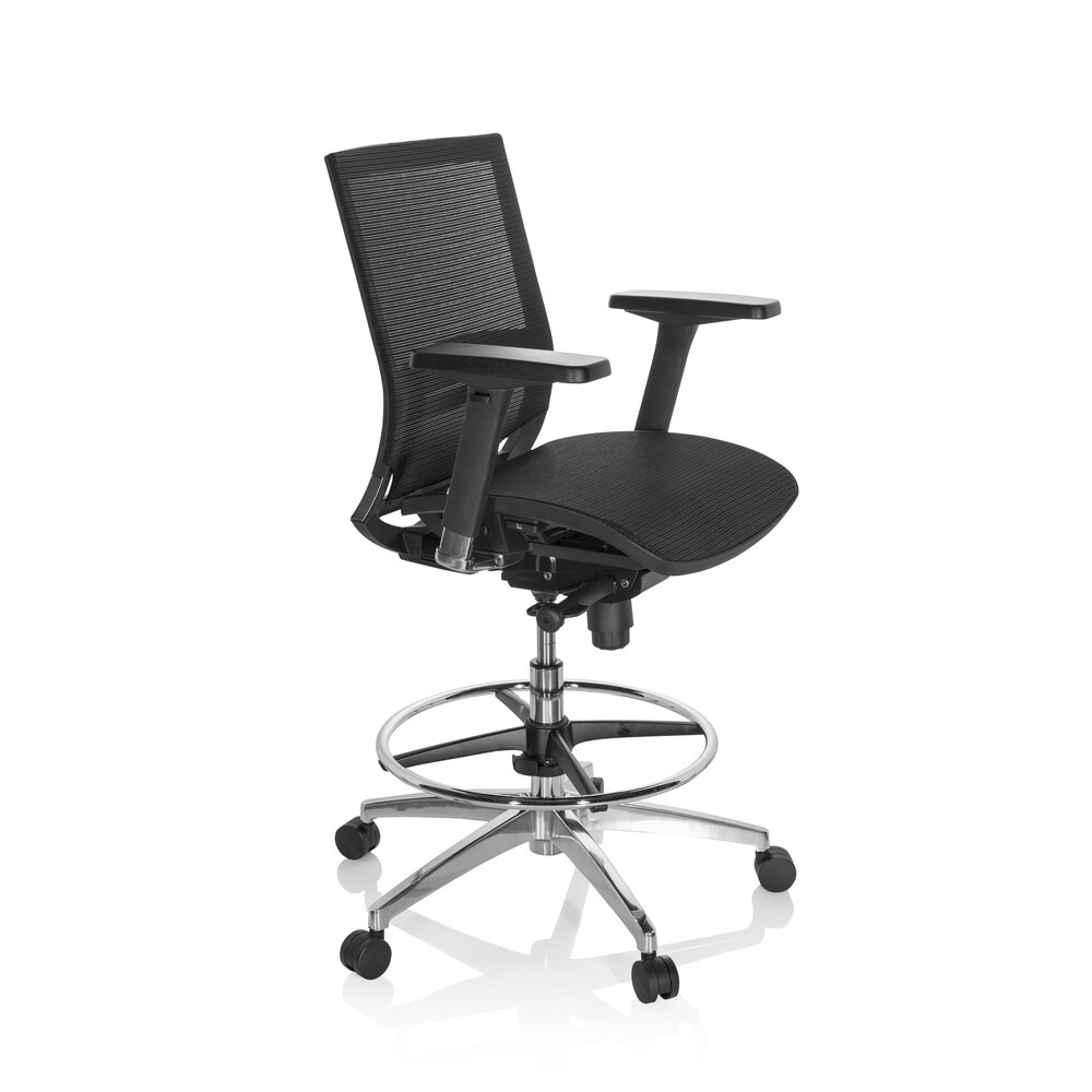 Counterstuhl TOP WORK 78 Netzstoff mit Armlehnen (höhenverstellbar) hjh OFFICE