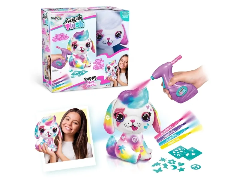 Airbrush Plush Hundehvalp