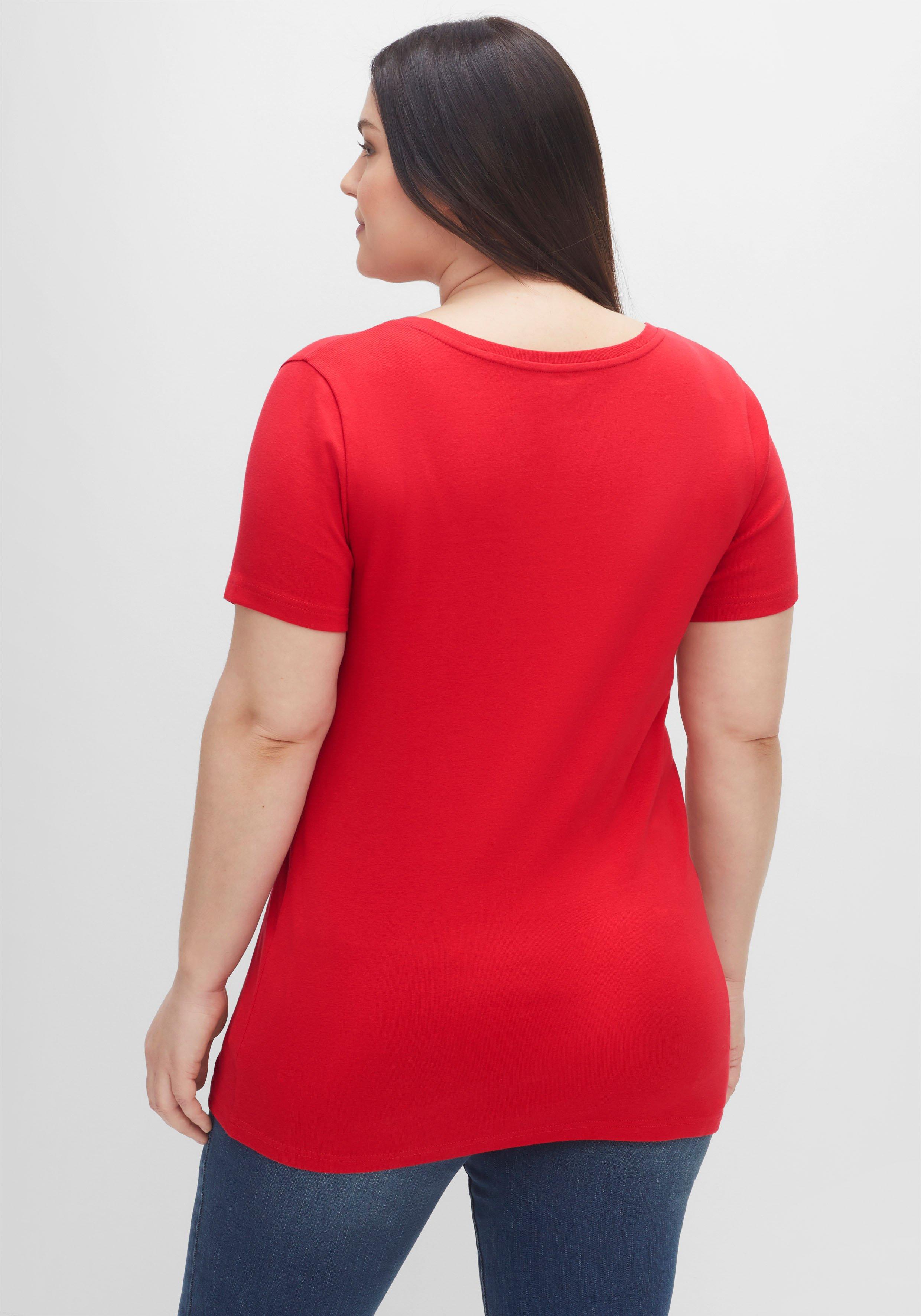 Doppelpack Shirts mit V-Ausschnitt