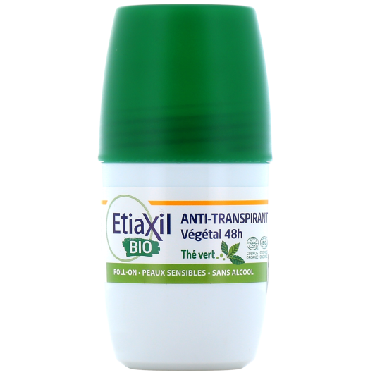 Etiaxil Anti Transpirant Végétal 48h senteur thé vert