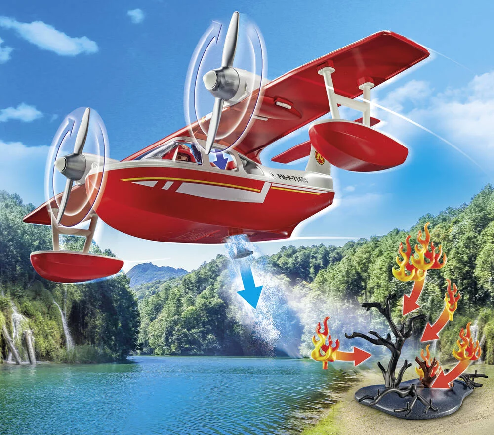 HYDRAVION AVEC POMPIER - 71463