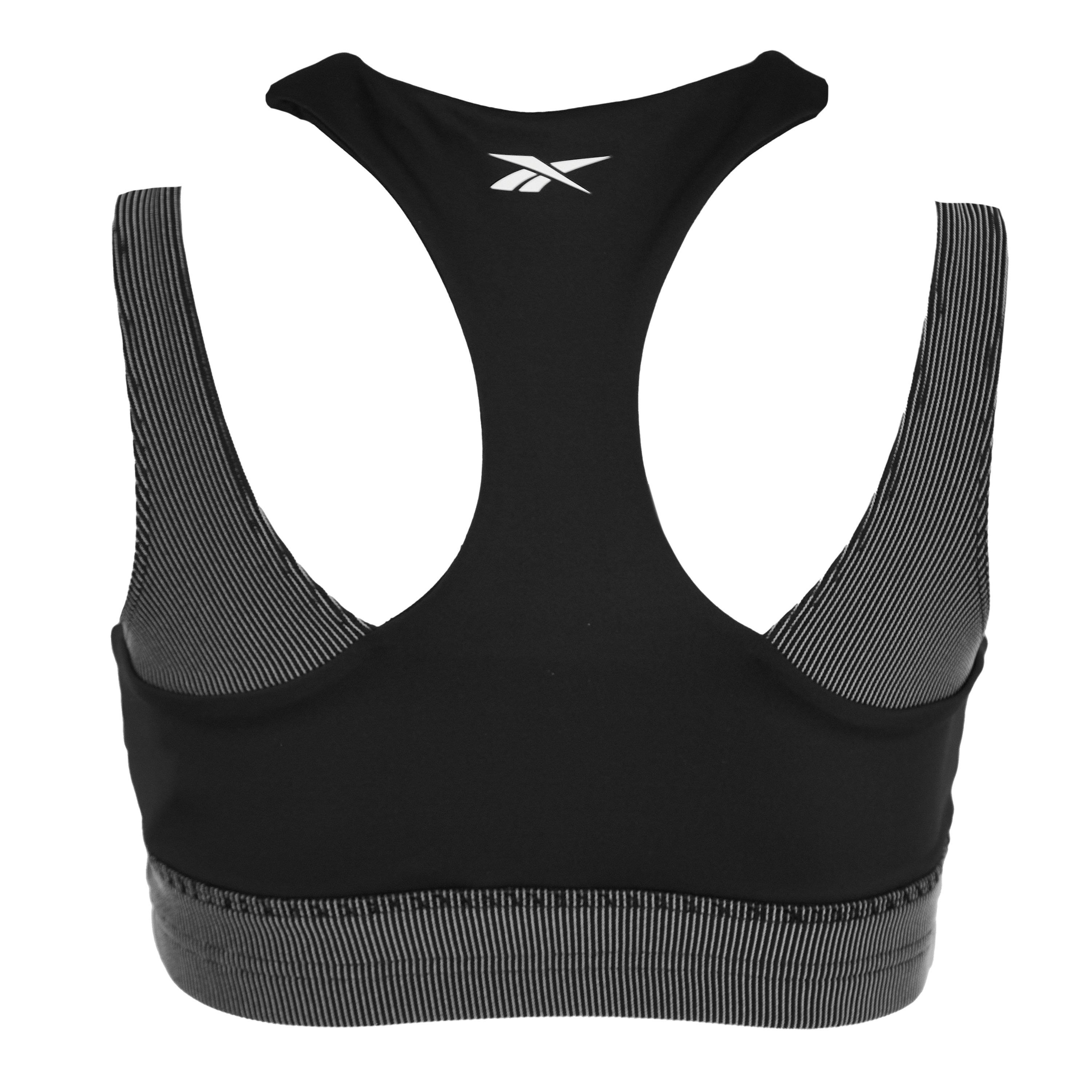 Reebok Studio Layered Bra Top Womens Medium Impact Sports