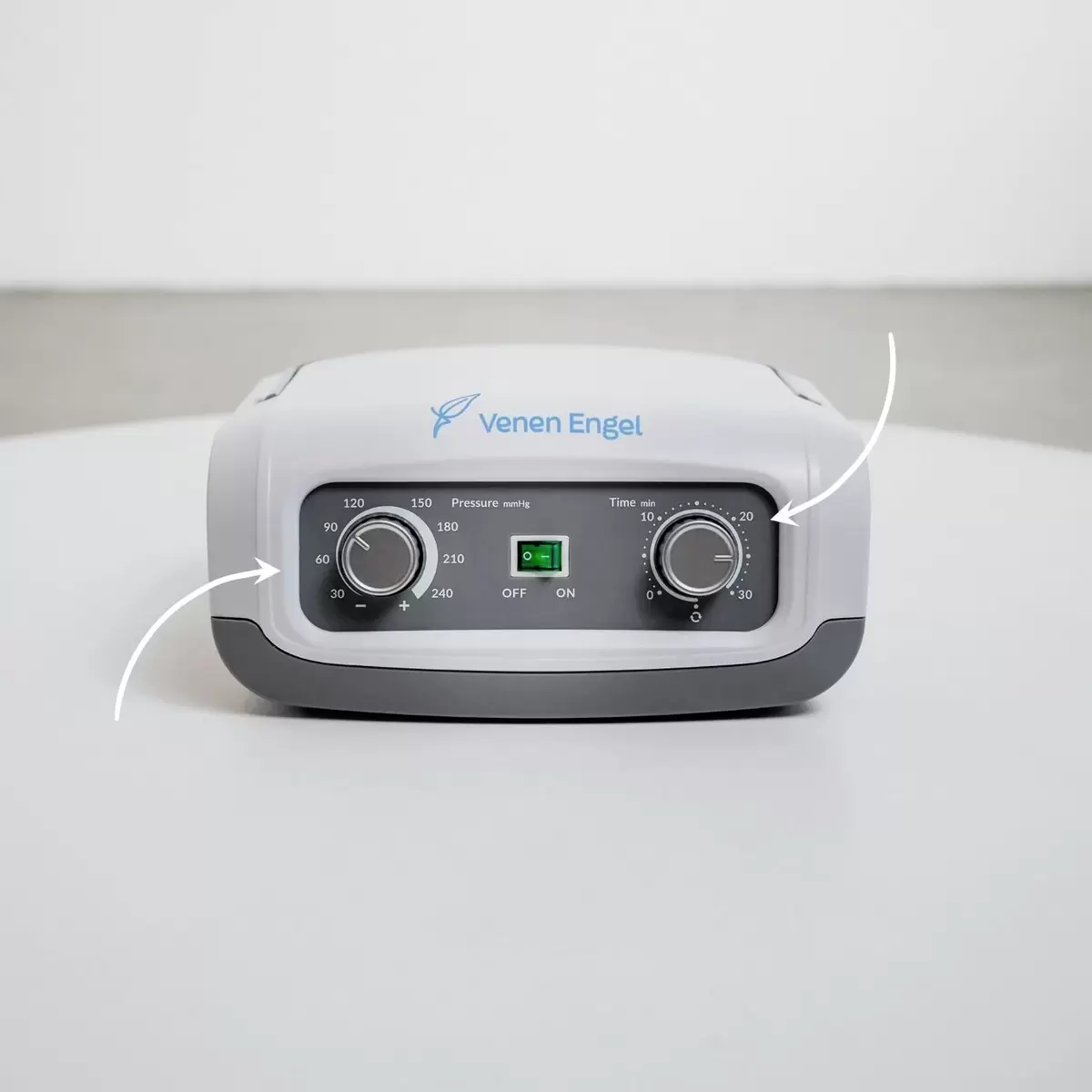 Premium Massagegerät Venen Engel VE-002 dunkelgrau,weiss