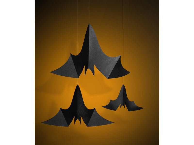 Halloween Vleermuis Set 31-47cm 3 delig