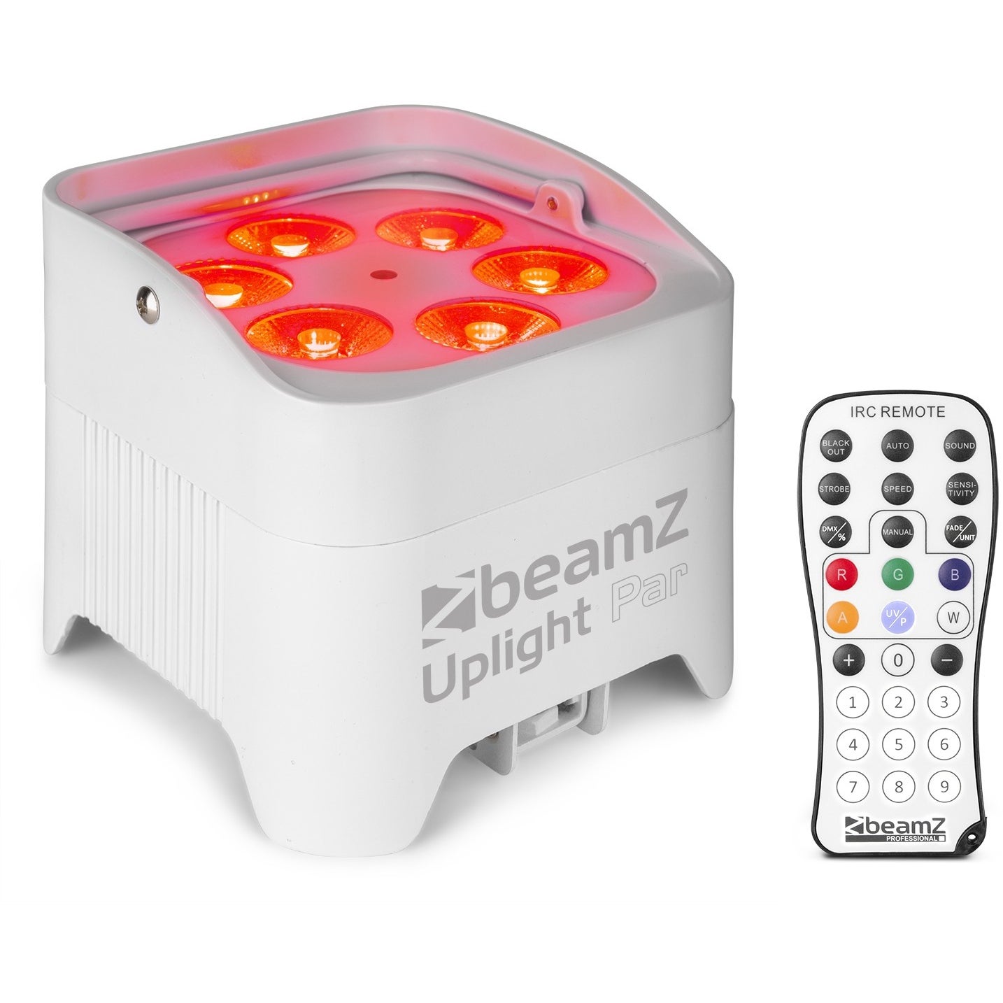 BeamZ BBP96SW accu spot PAR 6 x 12 W WDMX
