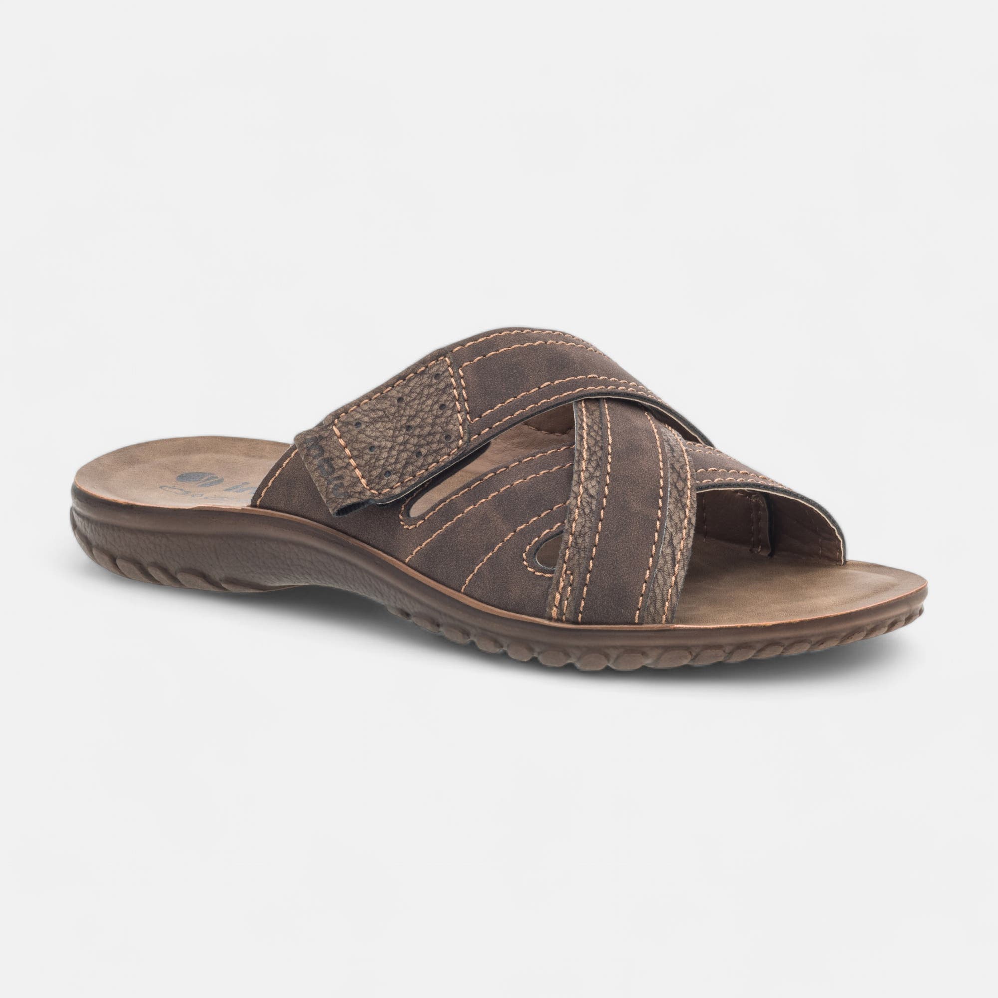 Nu-pieds Homme marron