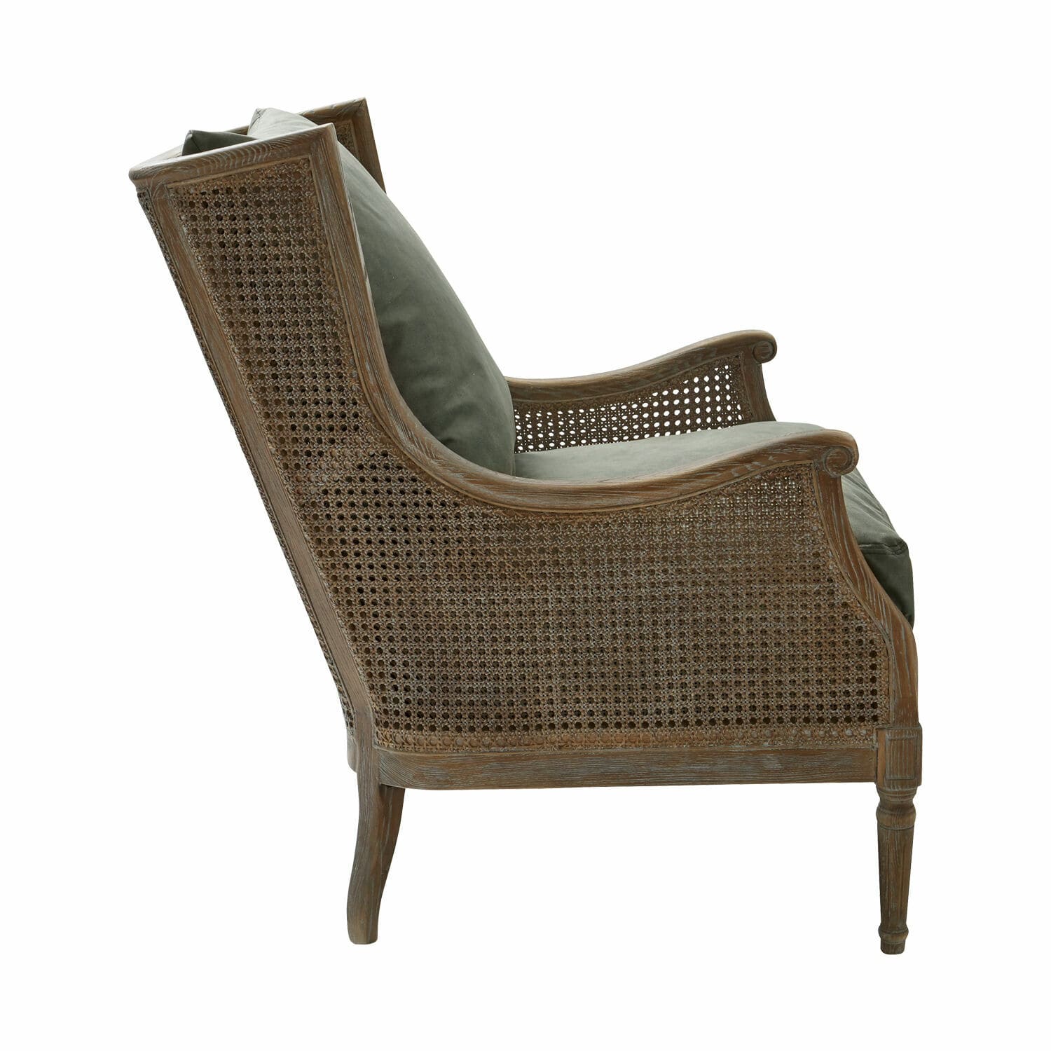 Sessel Greenbrier antikbraun/grün