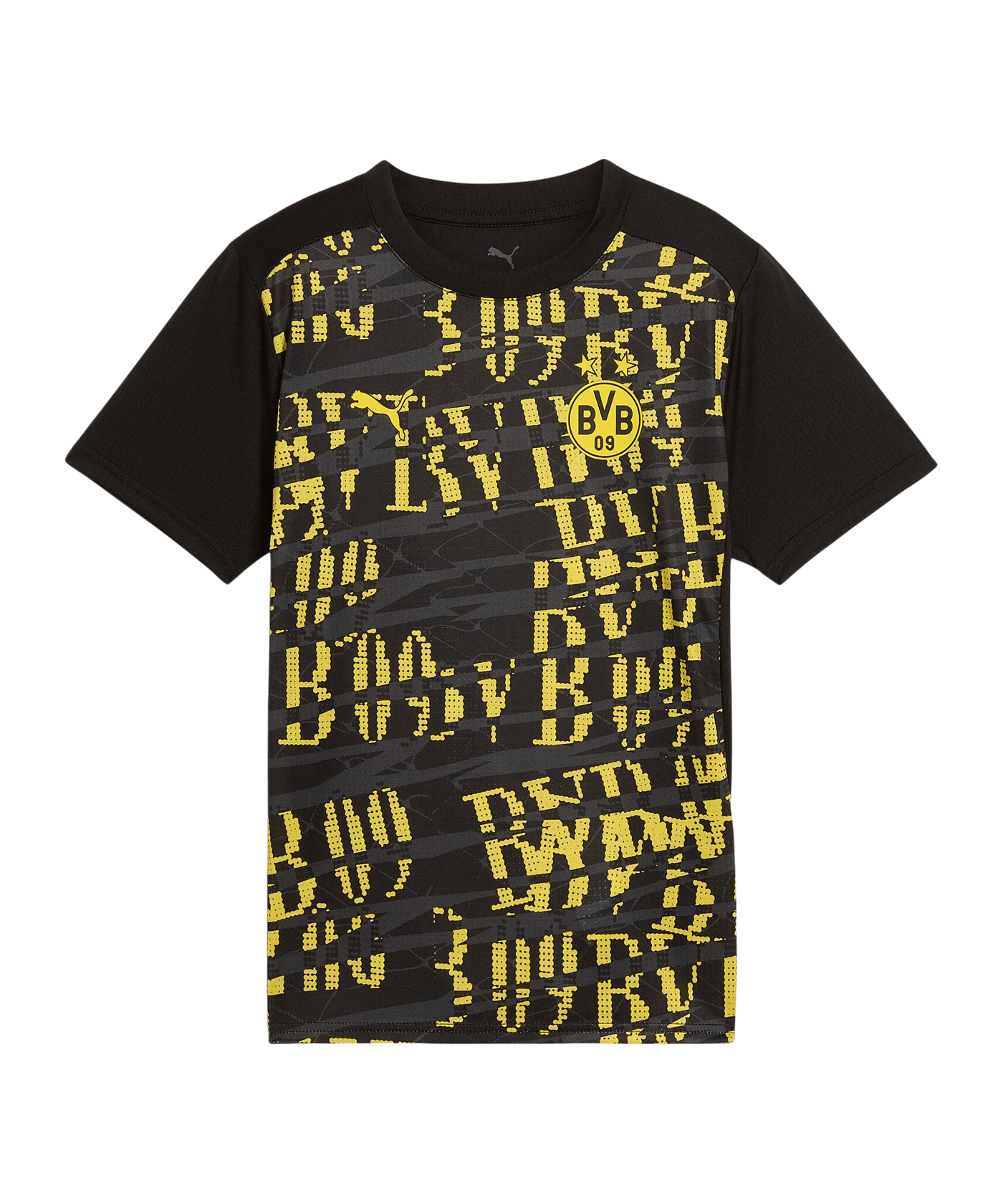 Puma BVB Prematch Trikot Kids Schwarz F02