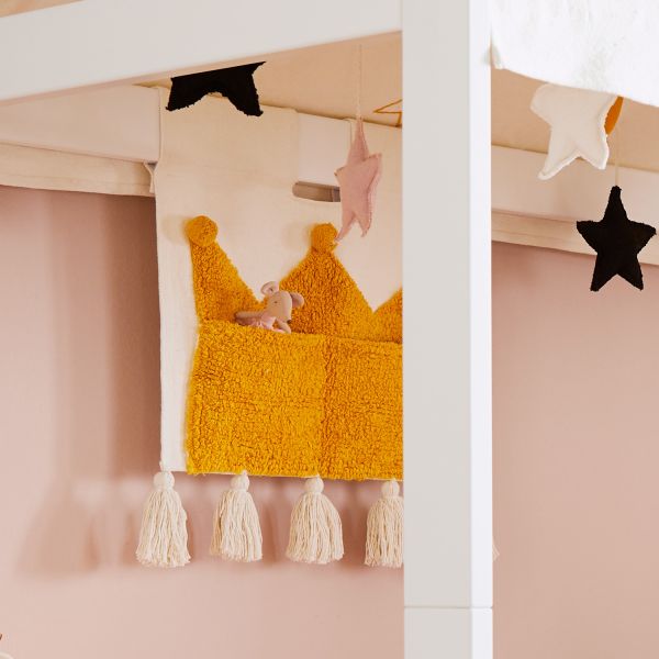 LIFETIME Kidsrooms Princess Bedhanger Met Opbergvakken Crown