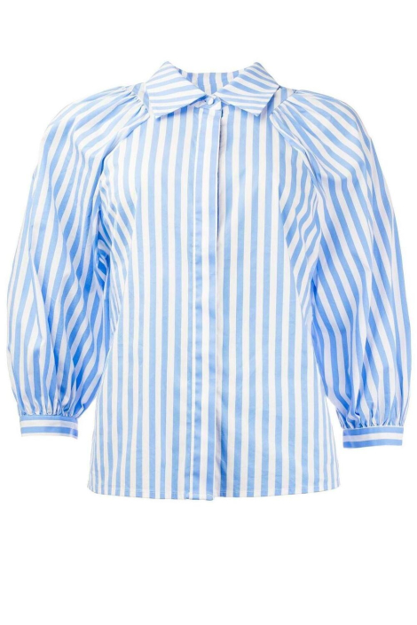 I-coni-K blauwe dames blouse