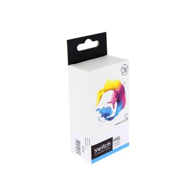 Cartouche compatible HP 62XL - cyan, magenta, jaune - Switch