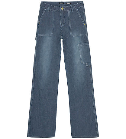 Indian Blue Jeans Hosen - Breit - Blaupause