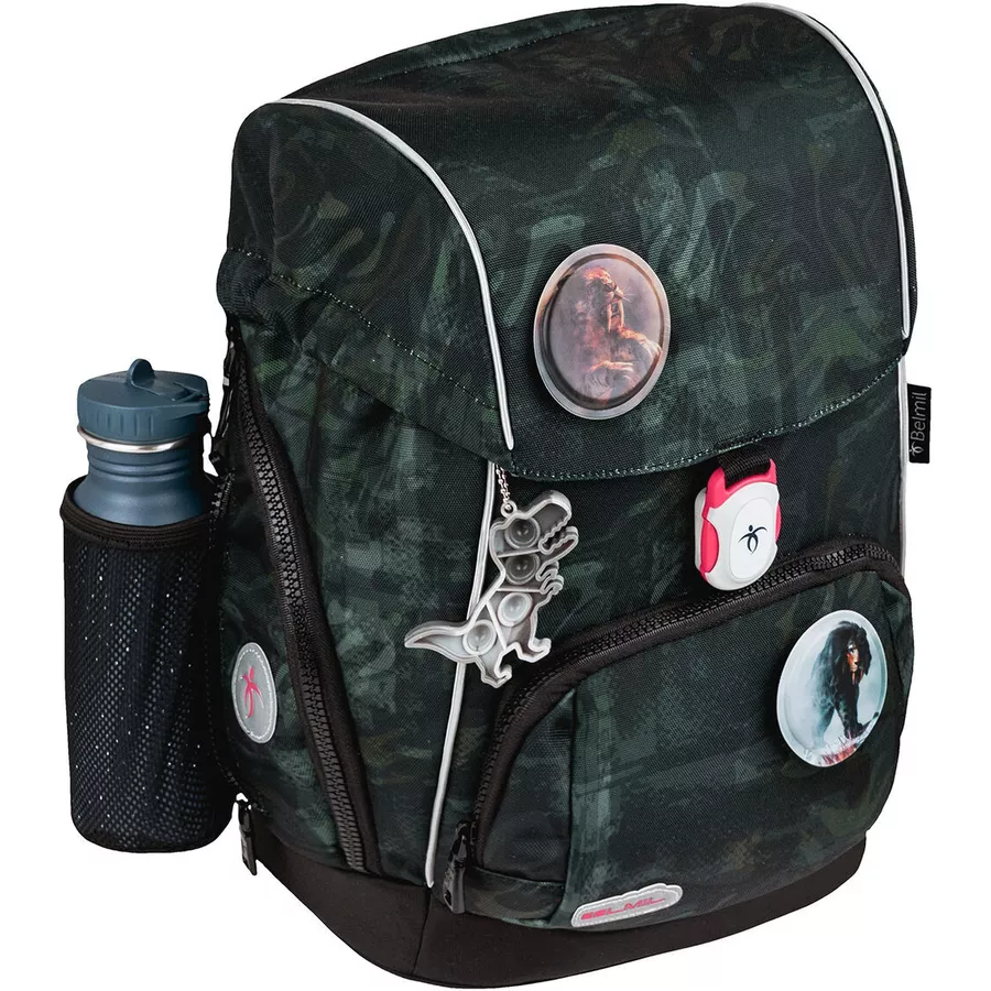 Belmil Schulranzen Premium Comfy Plus Set 5-teilig Grey Stone