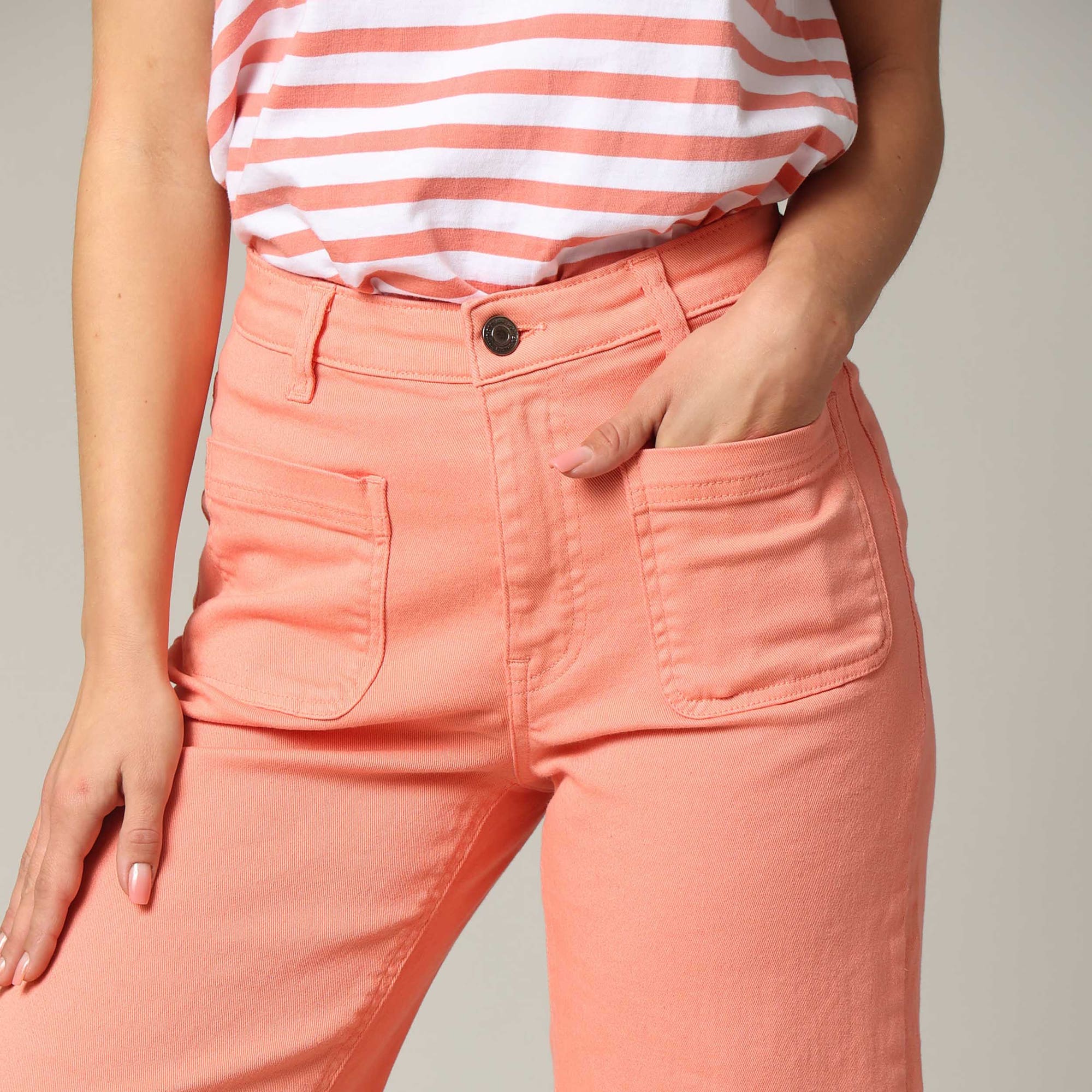 Jean Femme rose