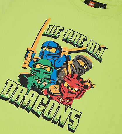 LEGO® Wear Ninjago T-Shirt - LwTaffy - Hell Green