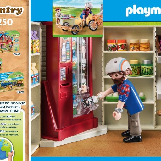 Playmobil - Døgnåben gårdbutik (71250)