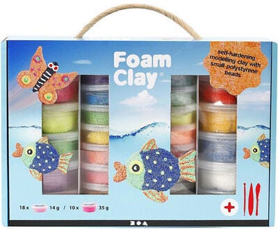 Foam Clay Gaveeske Blandede Farger