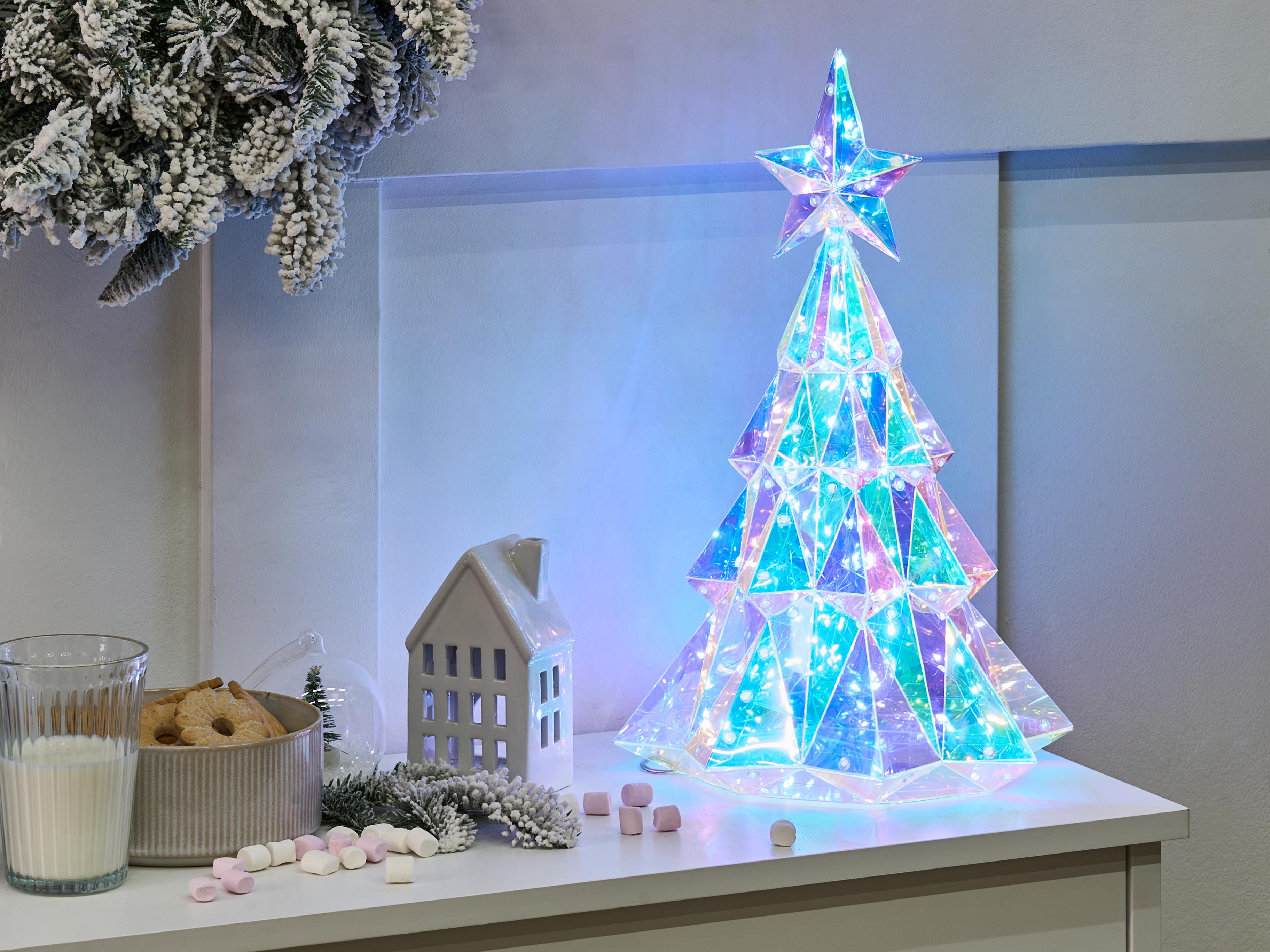 LED decoratie UNUKA Kerstboom 40 cm Meerkleurig