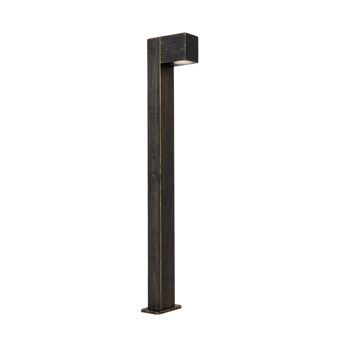 Industriële staande buitenlamp antiek goud 80 cm IP44 - Baleno