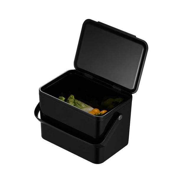 EKO Food Caddy - 4 liter - Zwart