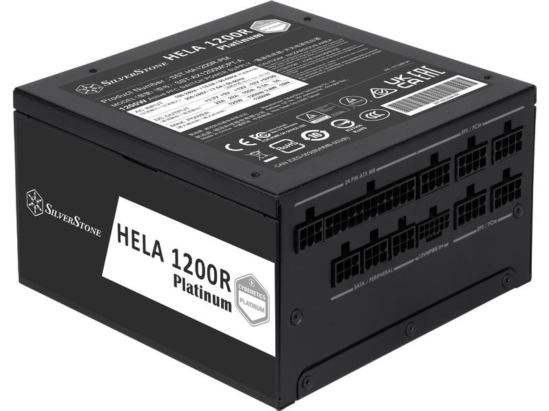 SilverStone Netzteil HELA 1200R 1200 W Vollmodulares ATX-Netzteil mit 1200 W