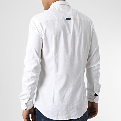 Chemise Manches Longues Slim Stretch 9594 Blanc