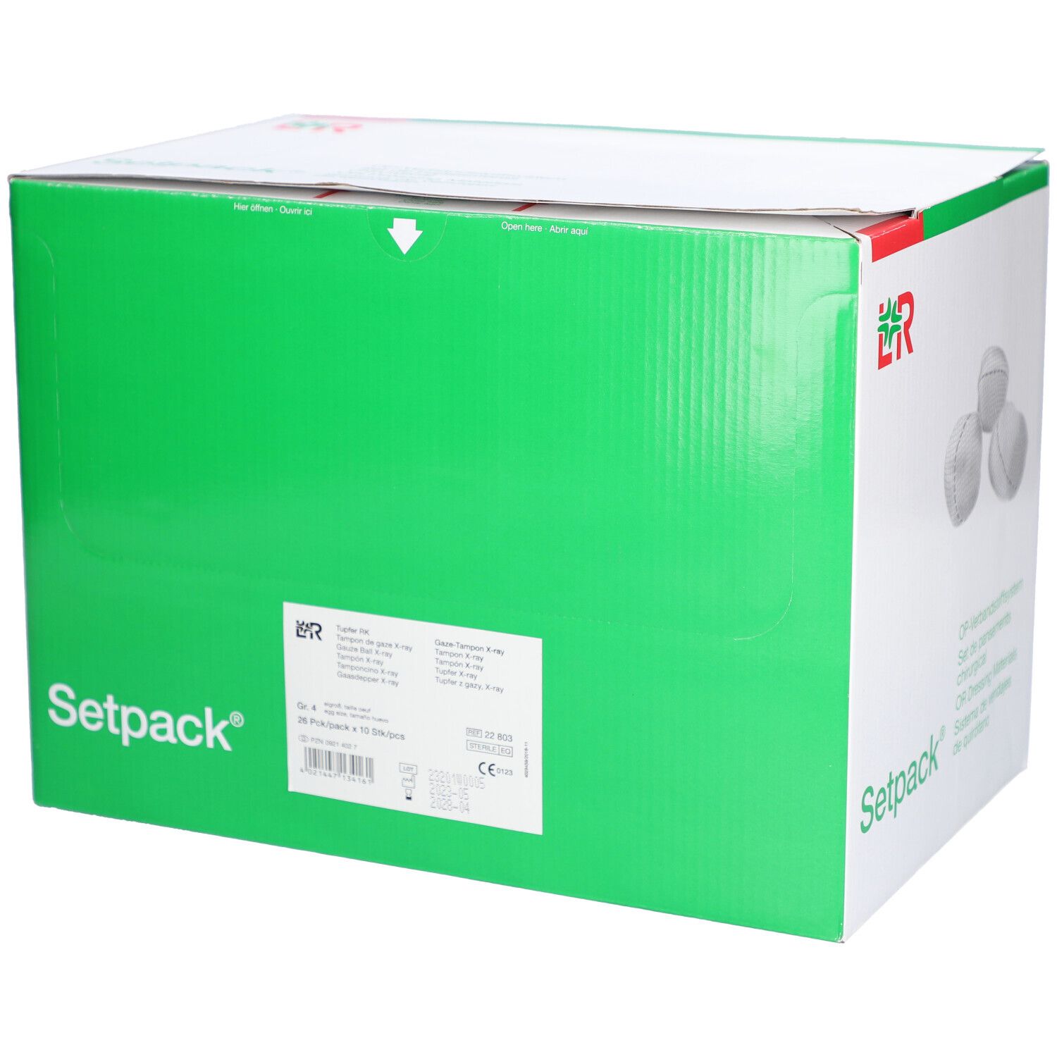 Lohmann & Rauscher Setpack Tupfer RK Gr. 4 eigroß steril