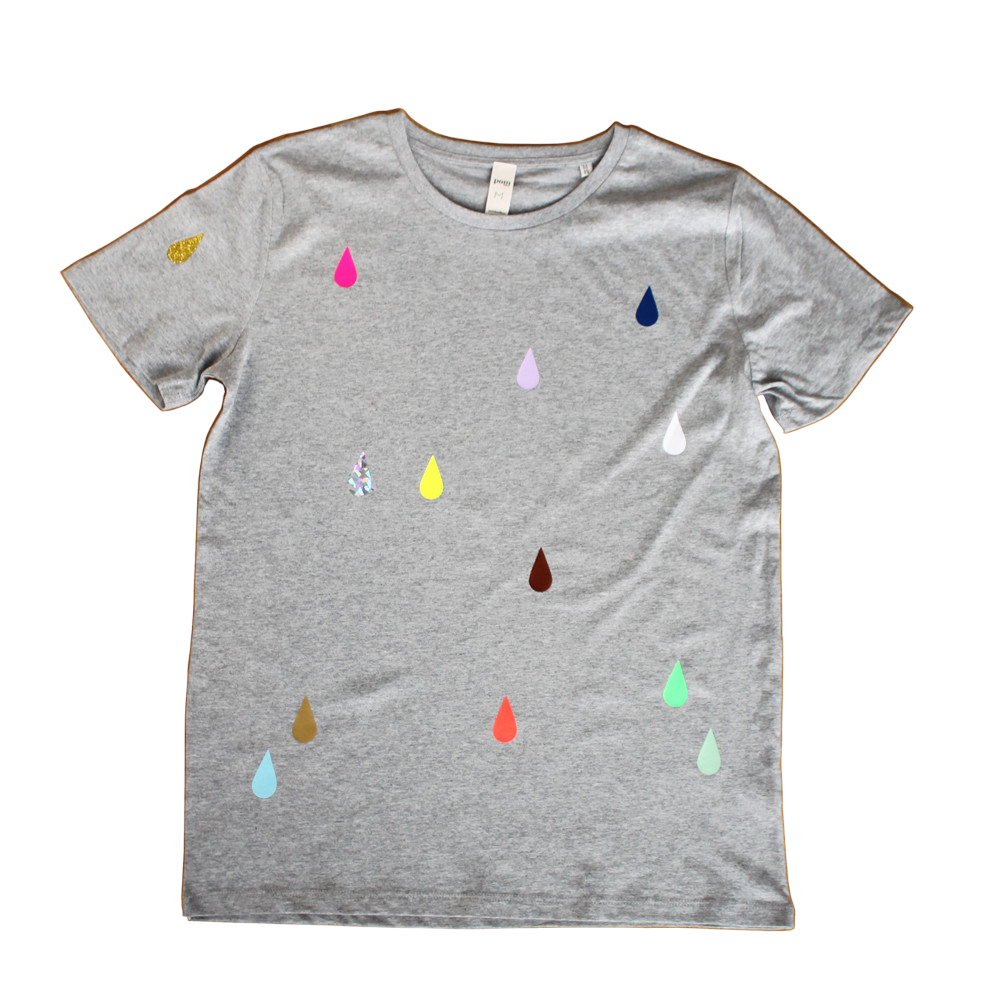 T-Shirt Drops Grey für Erwachsene