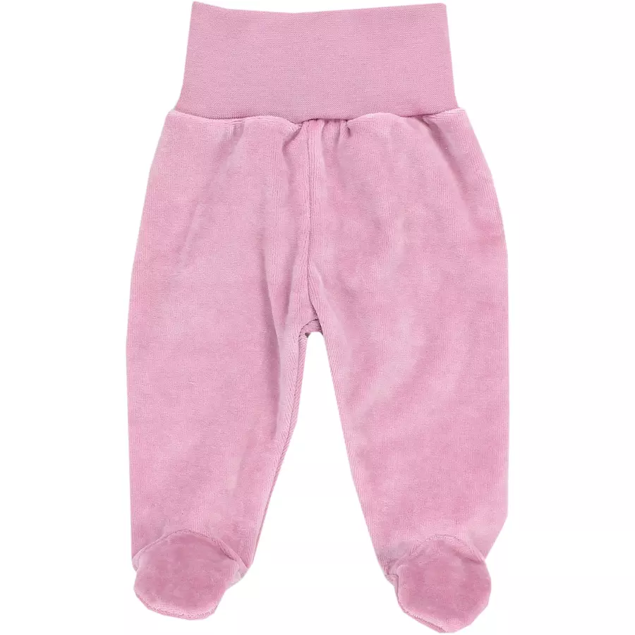 TupTam Mädchen Nicki Baby-Hose mit Fuß 3er Pack rosagrau