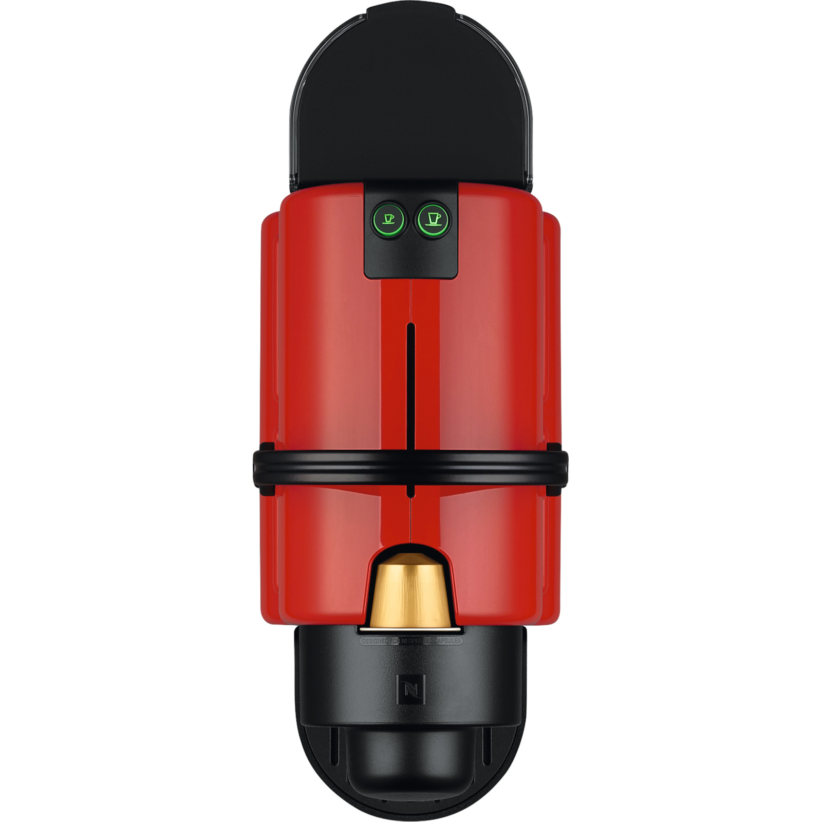 Krups Kaffemaschine Nespresso Inissia rot