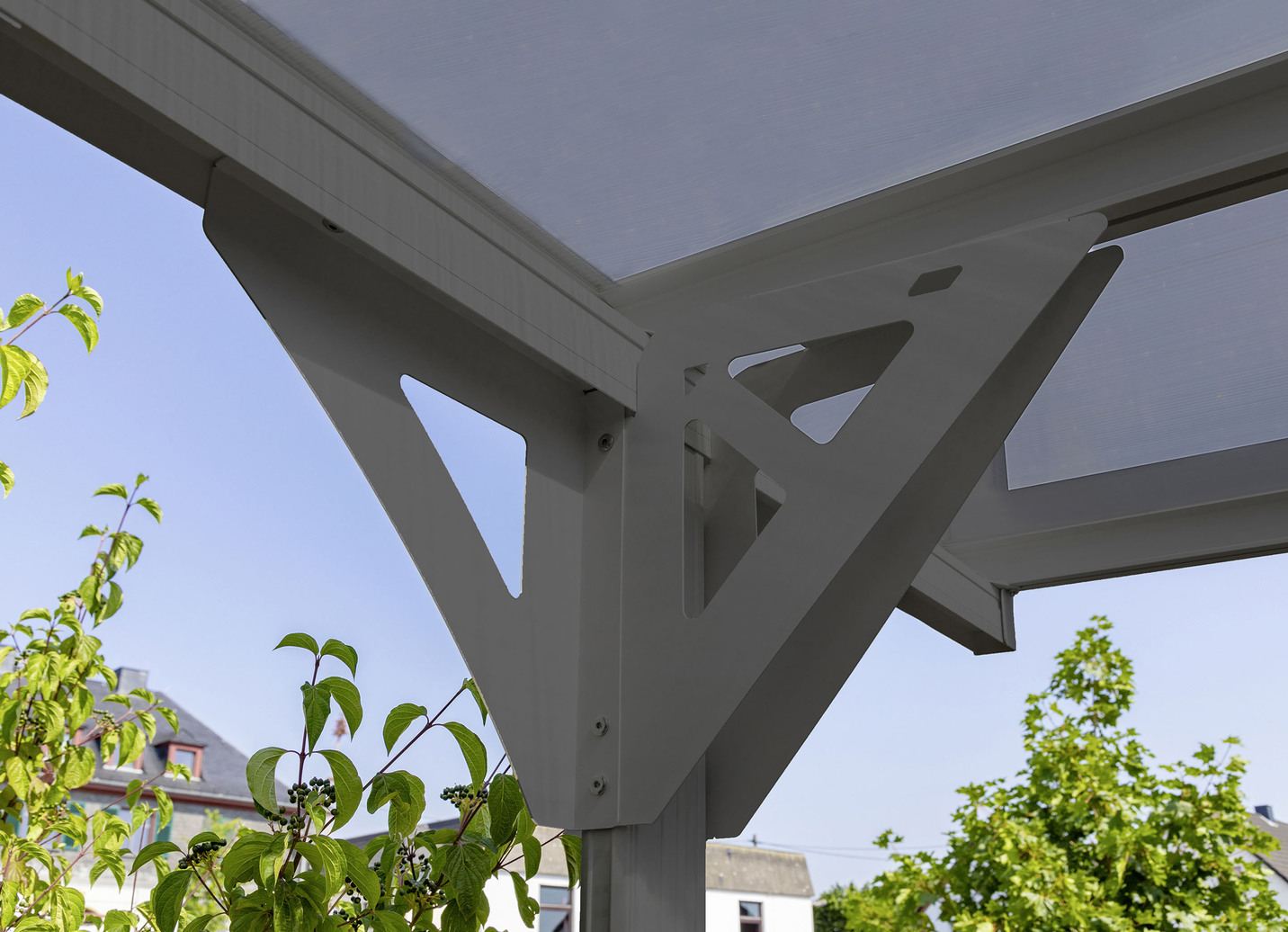 Carport mit Aluminium-Gestell