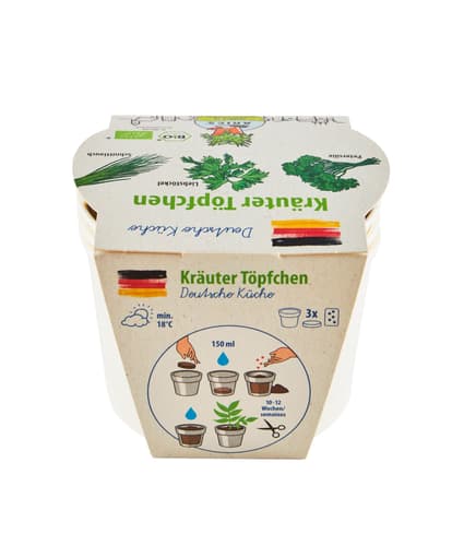 Bio-Kräutertöpfchen Deutsche Küche kbA