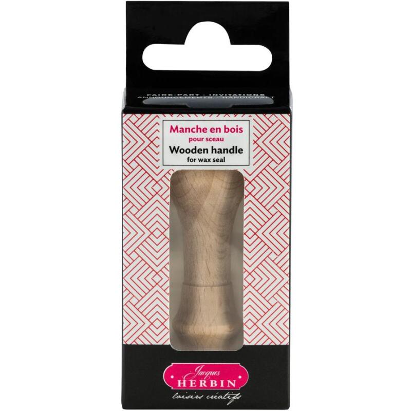 Manche en bois teinté sur broche