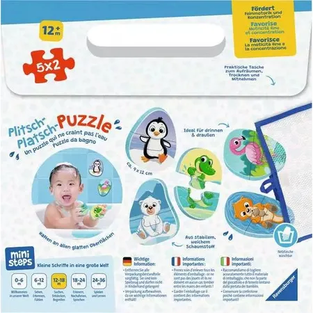 Ravensburger Plitsch-Platsch-Puzzle Lieblingstiere