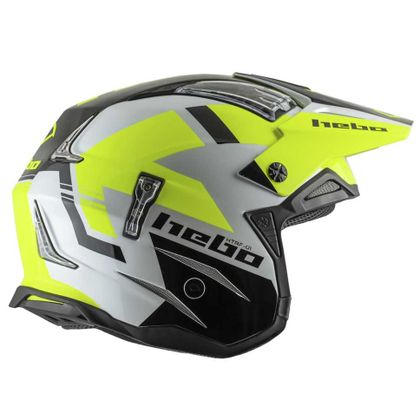 Casque trial Hebo BALANCE YELLOW FLUO 2023 - Jaune