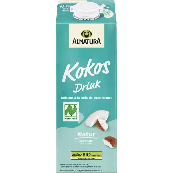 Bio Kokos Drink ungesüßt Naturland