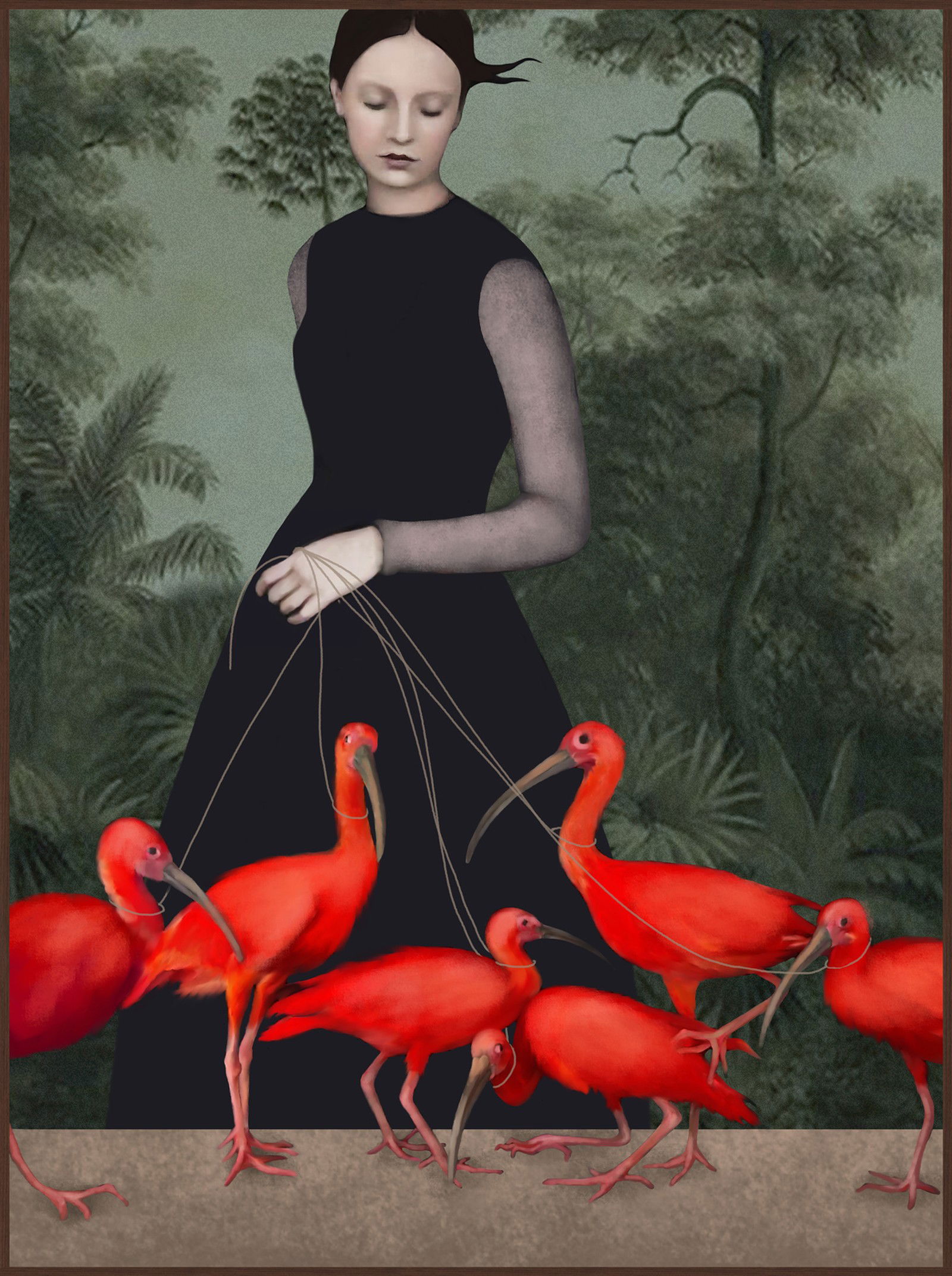 The Lady of the Ibis by Daria Petrilli - Petites - Small Open Edition.