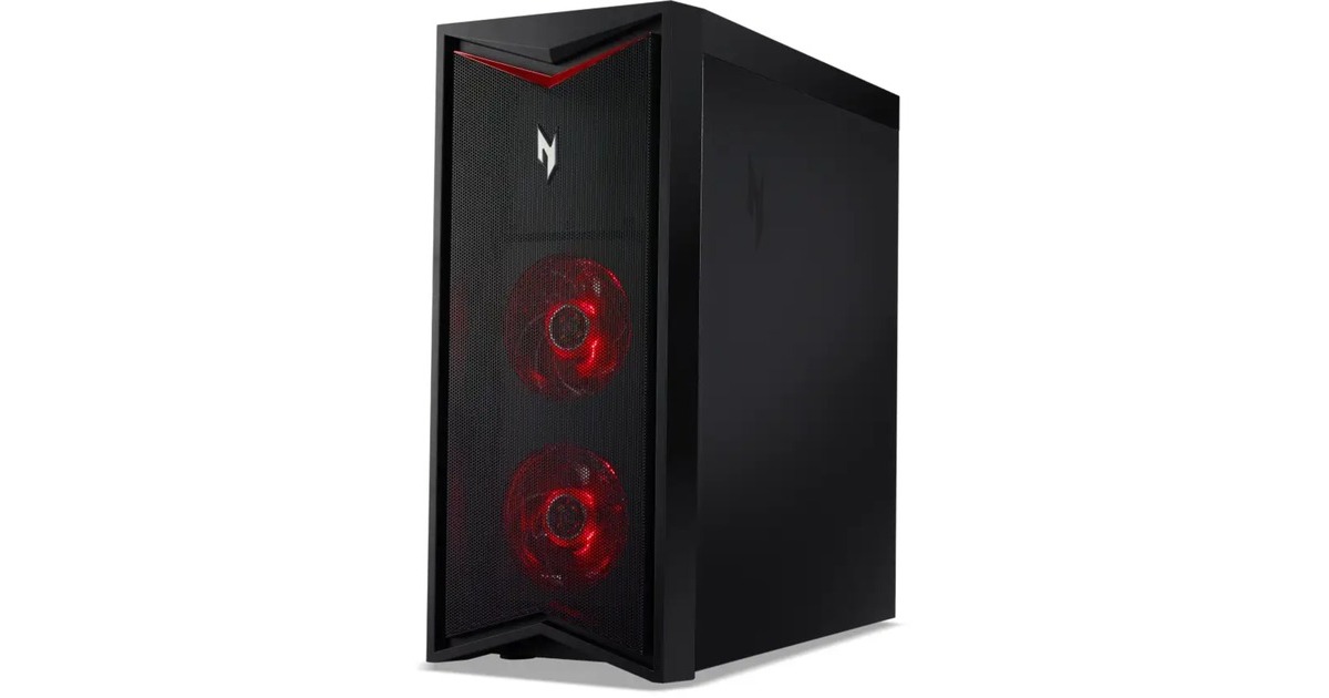 AcerNitro N70-130 AR97N50GS gaming pc  (Zwart | Ryzen 9 7900 | RTX 4070 Super | 32 GB | 1 TB SSD, Tweedekans)